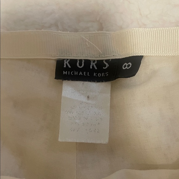 Vintage KORS Cream Lace Flare Pants • Boho Bridal Festival Statement Pants - Picture 2 of 12